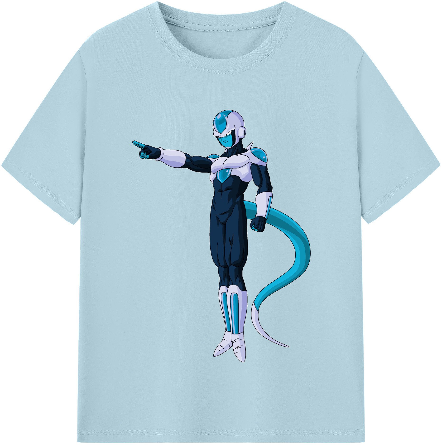 （画像用） ドラゴンボール フリーザ DRAGON BALL Frieza 綿100％半袖Tシャツ（フロントプリント）